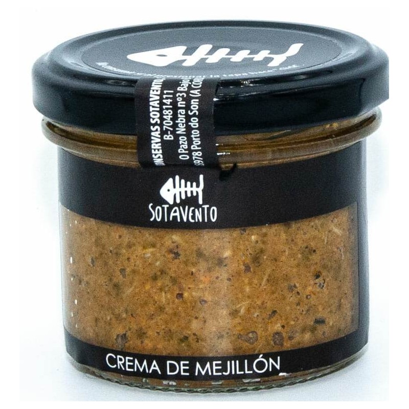 Crema "paté" de mejillón Sotavento 115 gr.