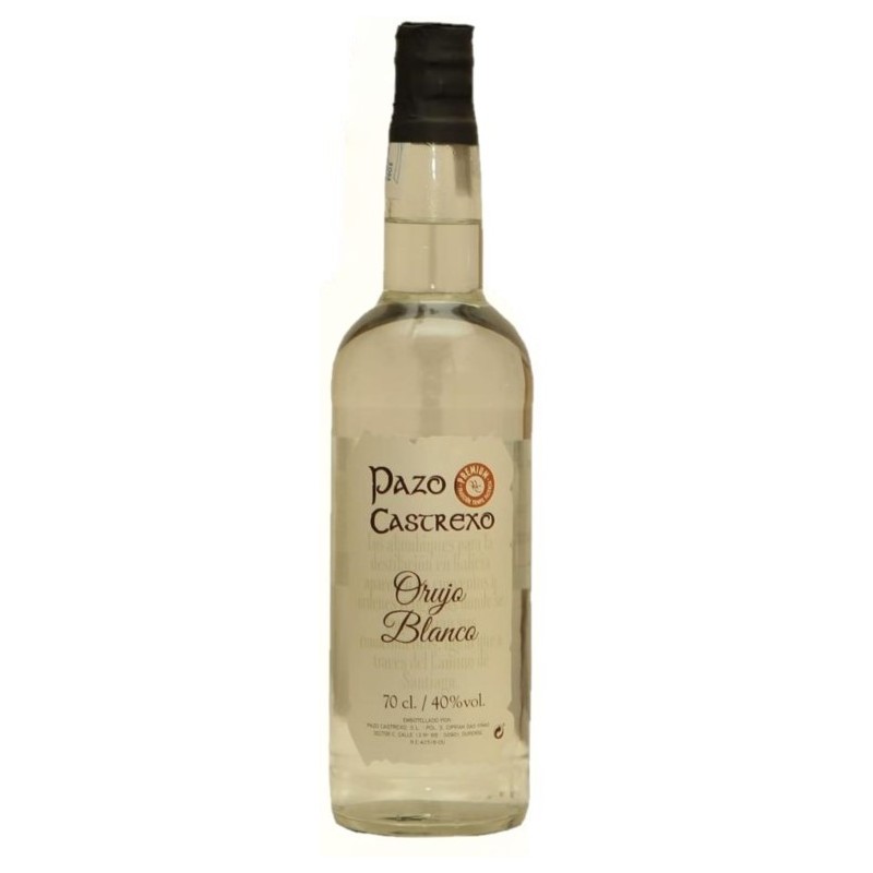 Aguardiente blanca de orujo Pazo Castrexo 70 cl.